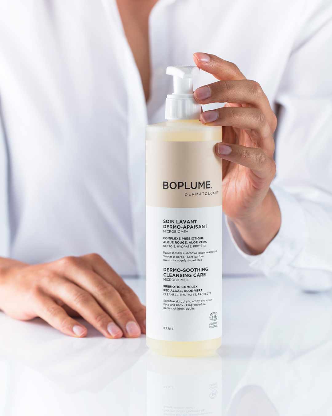 SOIN LAVANT DERMO-APAISANT MICROBIOME+ BOPLUME DERMATOLOGIE